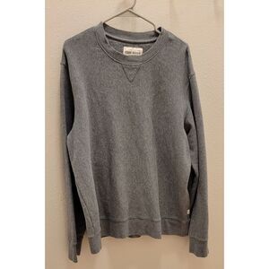 Eddie Bauer Sweater Mens XL Gray Long Sleeve‎ Crewneck Pullover Fleece Outdoors